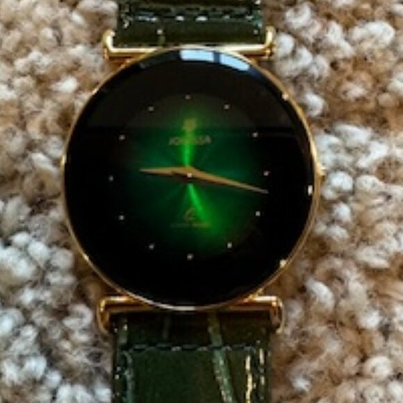 Women's Watch - Jowissa Swiss Made – Green w/Leather Band - Never Worn - Picture 3 of 13